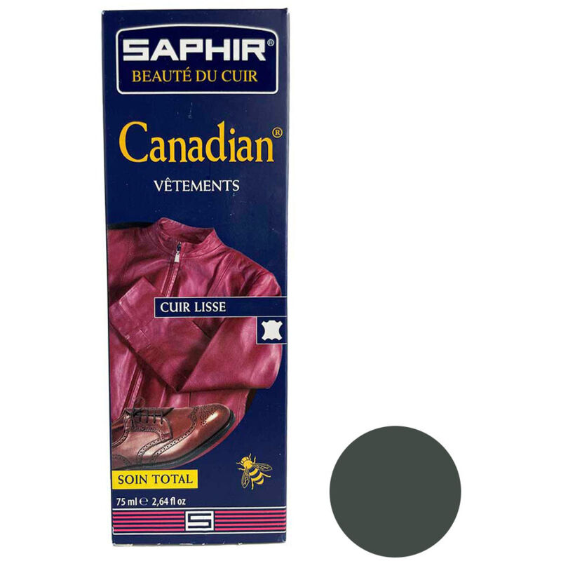 SAPHIR Cr&egrave;me de cirage reconstituante cuir gris 75ml Canadian 