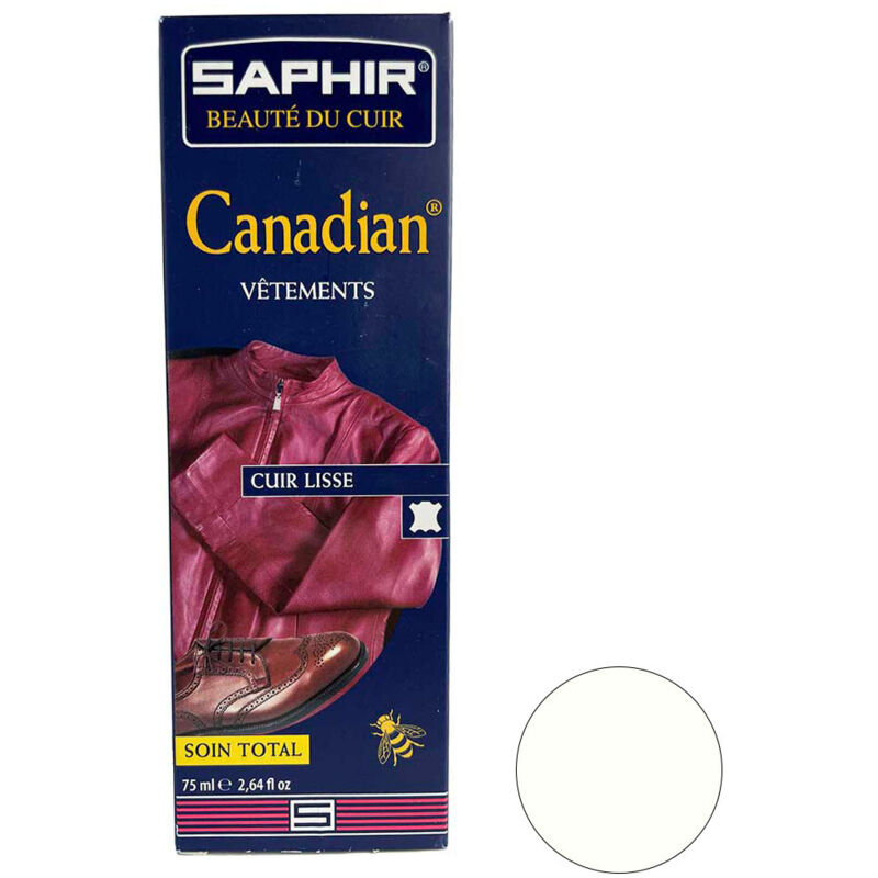 Cirage Canadian Saphir 75 ml blanc