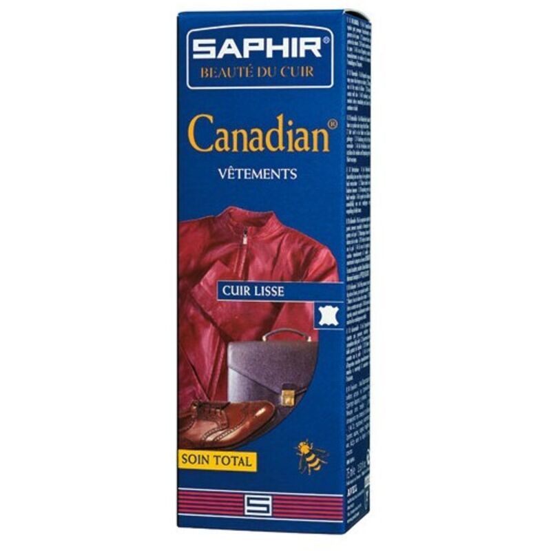 SAPHIR Cr&egrave;me de cirage reconstituante cuir gabardine 75ml Canadian 