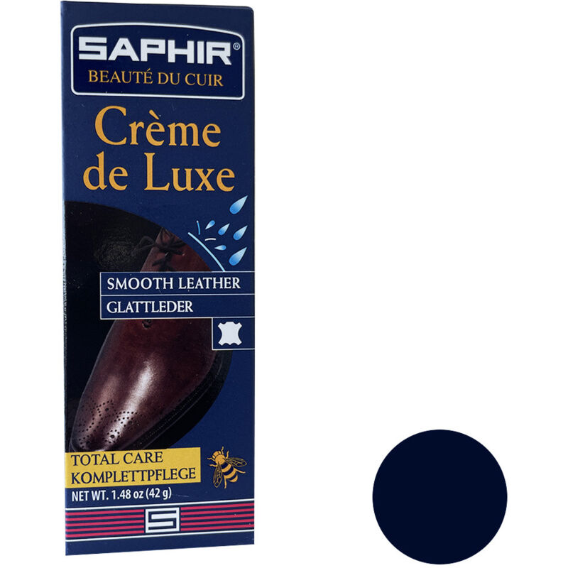 SAPHIR Cirage Cr&egrave;me de Luxe 1789  50 ml BLEU MARINE 06
