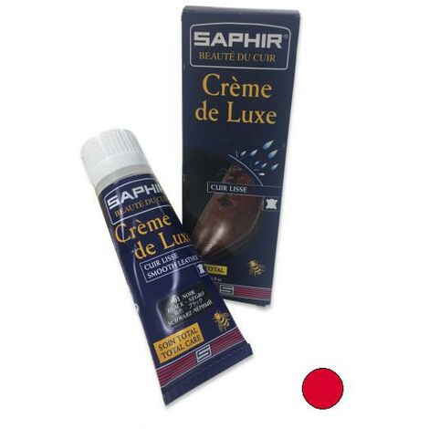 Cirage Crème De Luxe SAPHIR Applicateur, 75 ml (applicateur) ROUGE - ROUGE