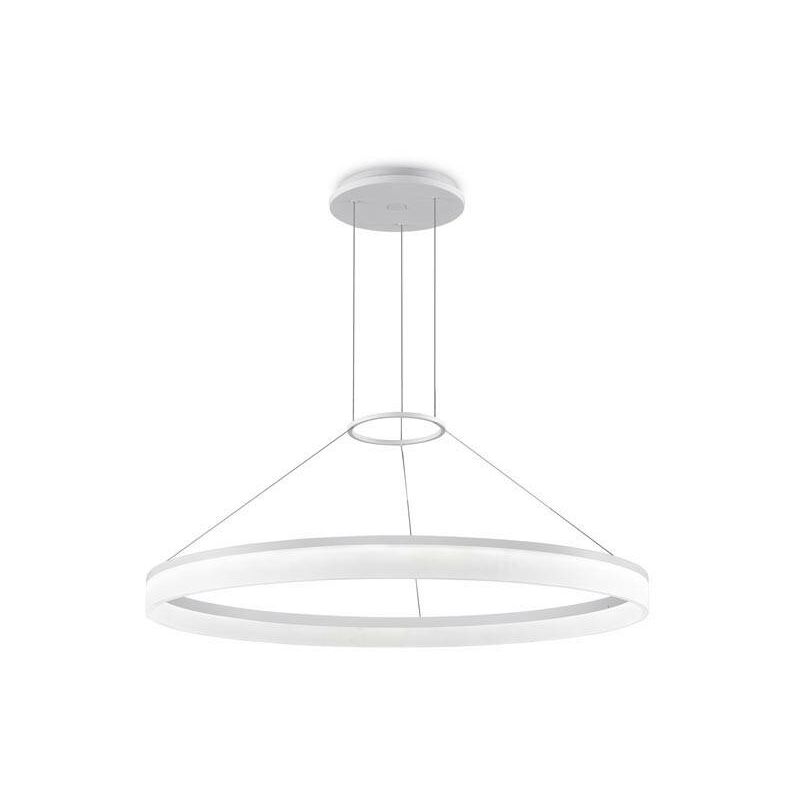 Leds-C4 GROK - Integrated LED 1 Light Large Ceiling Pendant White