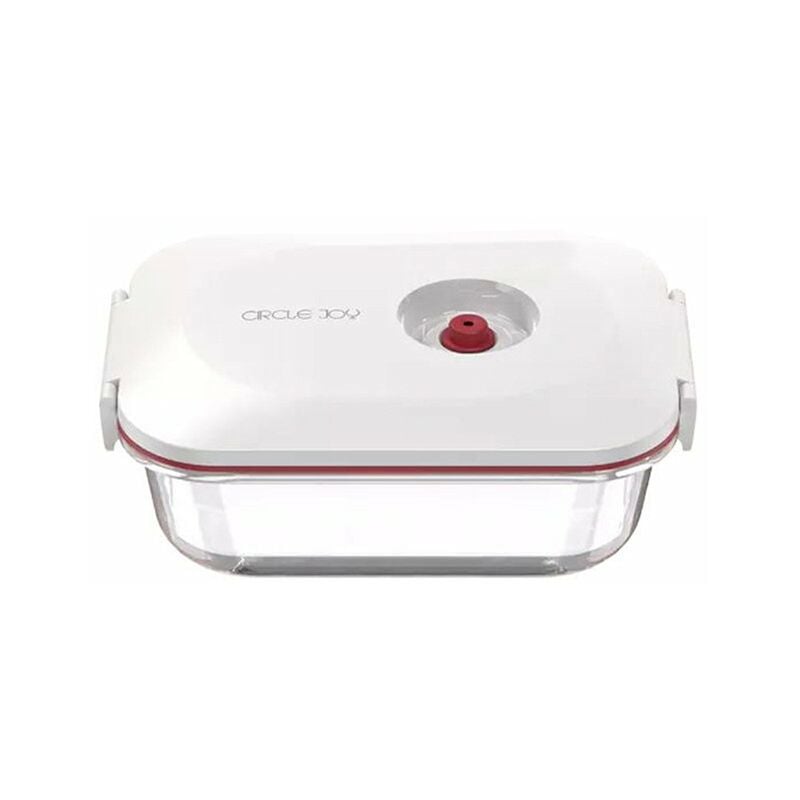 

Circle Joy Juego de cajones para frutas y verduras al vacio electrico 1L 1.3L 500mAh Bomba de vacio electrica Preservacion antibacteriana Mantener