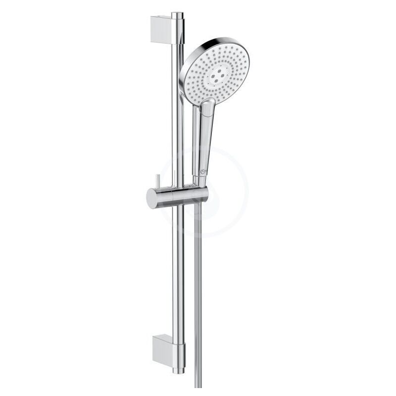 Circle shower set, 600 mm rod with hand shower, 3 jets, chrome (B1761AA) - Ideal Standard