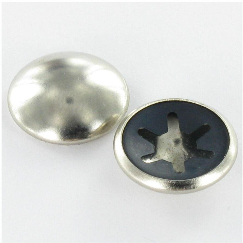 Rondelle de blocage avec capuchon aranlock pour axe de diamètre 5 capuchon de 12 Acier nickelé-500 pièces