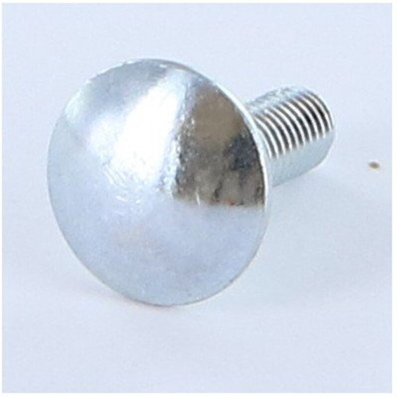 Trcc japy tête ronde collet carré M8X16 Filetage total Acier zingué-200 pièces