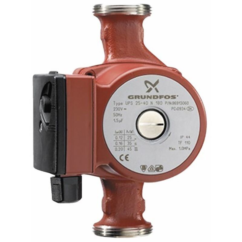 Circolatore Grundfos Ups 25 60 N 180 In Acciaio Inox 96913085
