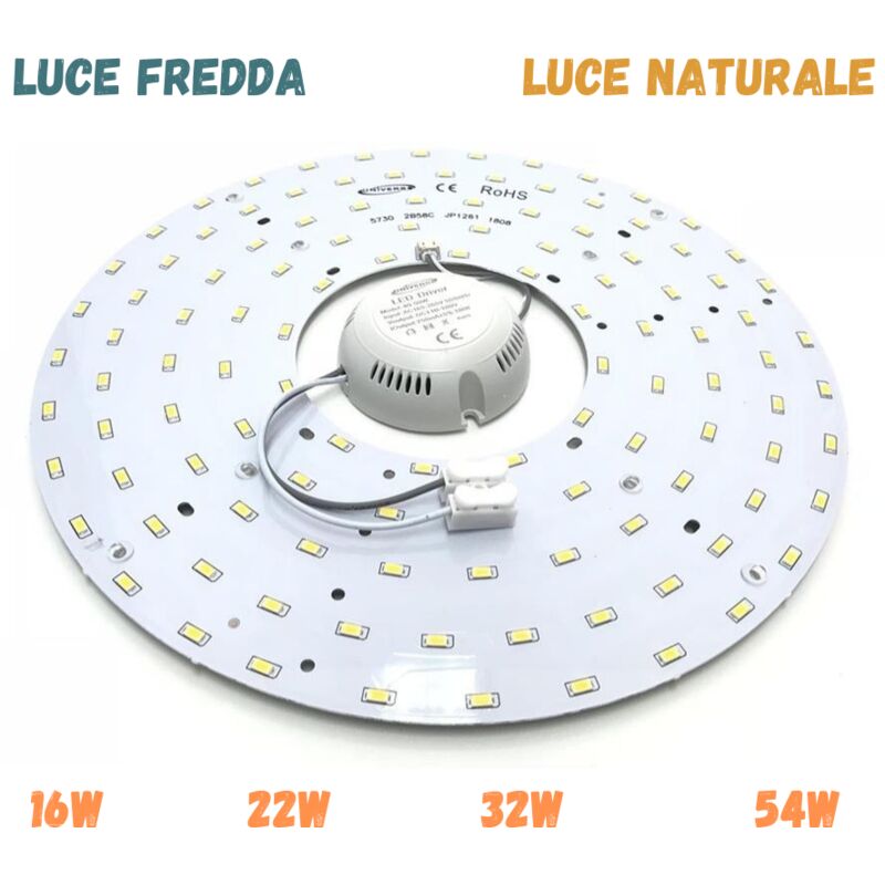 Circolina LED 40cm 29W - Luce Bianca Naturale 4000K, 3050 Lumen, Attacco G10Q, Con Clip Magnetiche - Foto 3