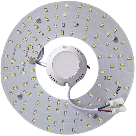 Circolina LED SMD 36W Corona Luce Calda 3000K Sostituzione Plafoniera BTL-603