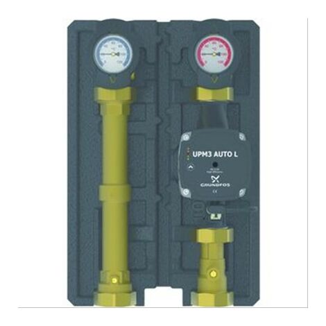 Circuit de chauffage direct HeatBlocECO avec circulateur Grundfos Alpha L25-6