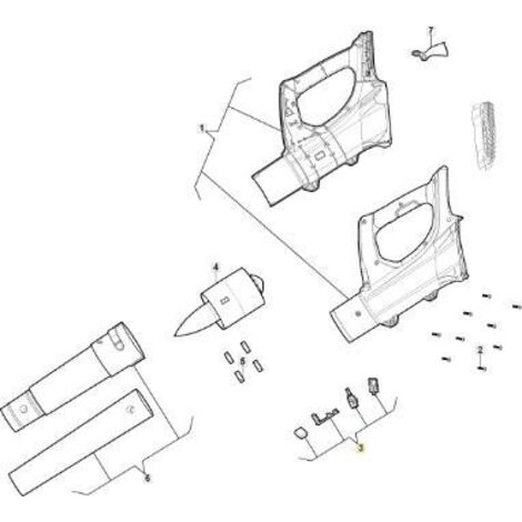 CIRCUIT ÉLECTRIQUE AXIAL BL 24V ORIGINAL STIGA - 118810741/0