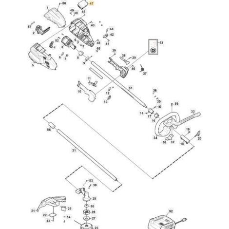CIRCUIT ÉLECTRIQUE ORIGINAL STIGA - 118810394/0