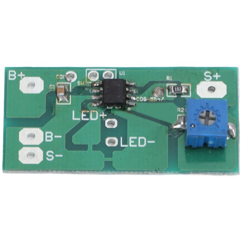 Circuit imprimé de lumière de pilier solaire, contrôle de lampe de pelouse PCB avec fonction de luminosité