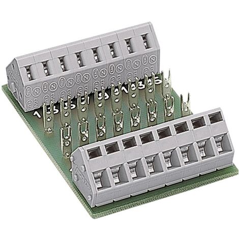 Circuit interface CAGE CLAMP® série 236 avec 2x8 plots à souder,independantes sans support de montage WAGO 289-131