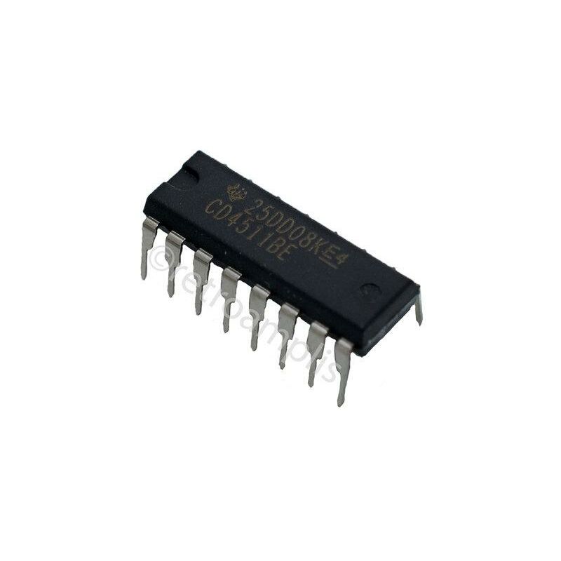 Texas Instruments - Circuit intégré Dip16 Logic Cd4511be Cd4511