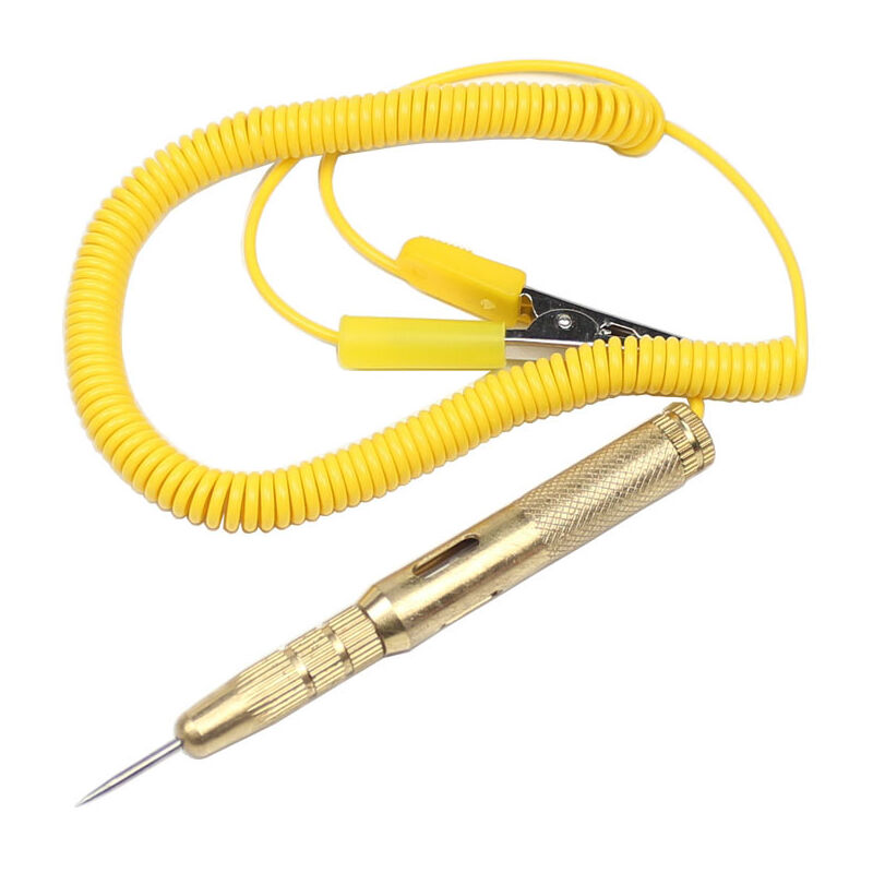 Memkey - Circuit Testeur Pen, Auto Voiture Véhicule Testeur de Circuit Testeur dc 6V 12V 24V Ampoule Tension Stylo Testeur Jaune