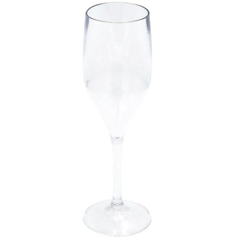 CIRCUL R - Flute à champagne transparente 15cl x6
