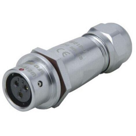 circulaire femelle, droit Ø 12 2 pôles 250 V/AC 13 A IP67 Push-Pull Weipu SF1211/S2 I