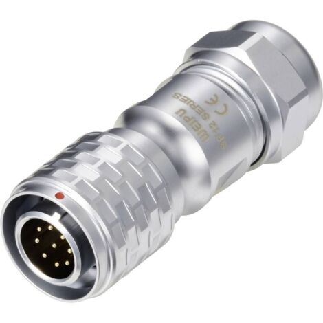 circulaire mâle, droit Ø 12 9 pôles 3 A IP67 Push-Pull Weipu SF1210/P9 II D93627
