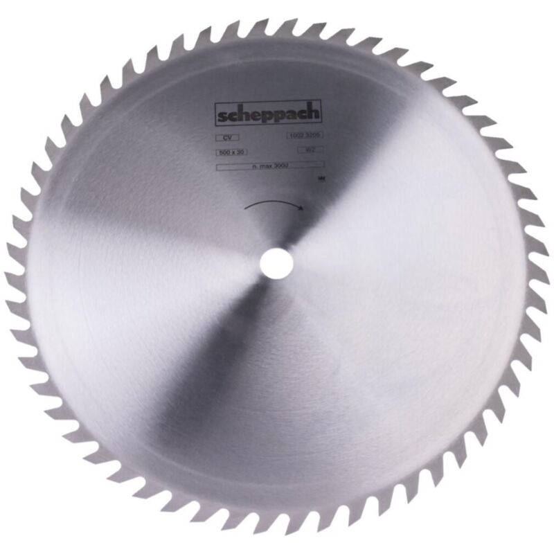 Circular saw blade for wood 500x30x3.2mm 56t Scheppach