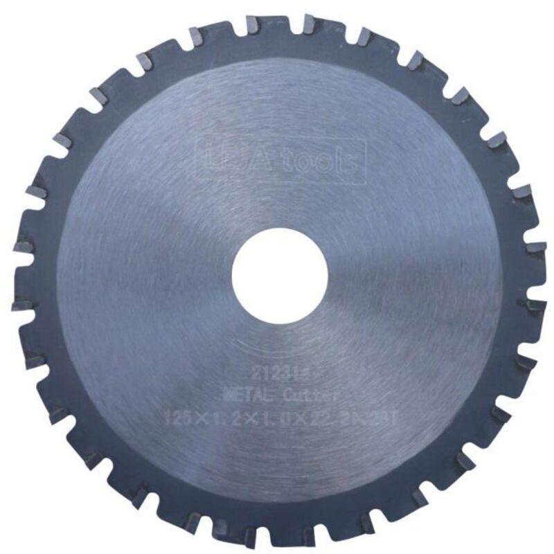 Circular saw blade metal - Leja Tools - 125/22.2 mm - Industrial - Black/White - Metal - AR750125 - Good quality