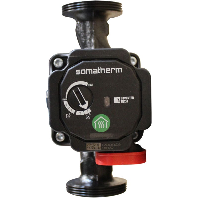 Somatherm - Circulateur automatique chauffage enerjfluid DN32 - entraxe 180mm - de 0,60 à 6m