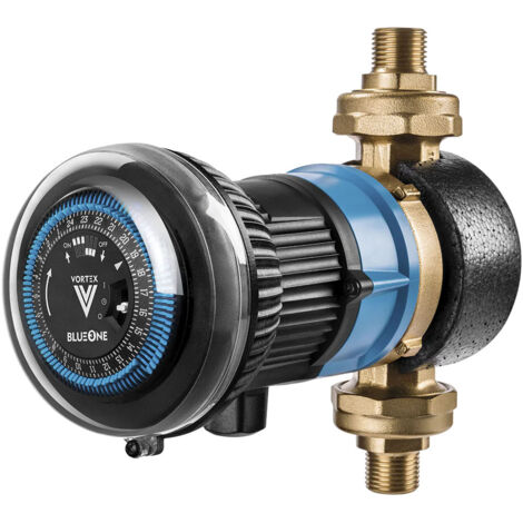 Circulateur bouclage sanitaire VORTEX avec horloge, vanne et clapet (sans thermostat) Mâle 1/2" (15/21) - Thermador