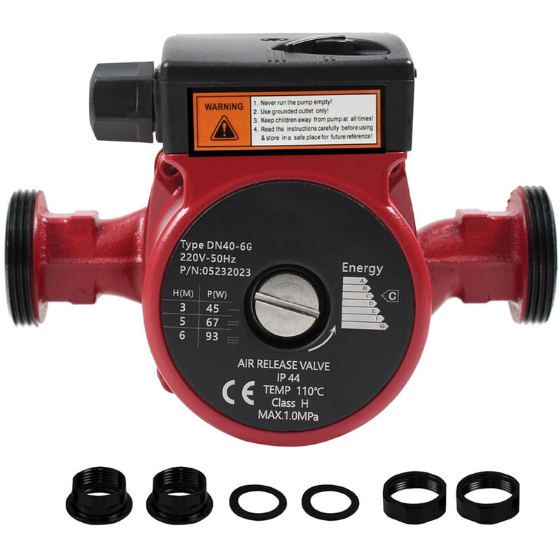 Circulateur Chauffage 25/60-180 Pompe de Circulation Chauffage Central