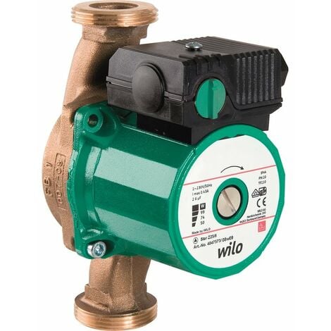 Circulateur pour eau chaude sanitaire Star-Z 20/1(15-130) - Entraxe 130 mm - Mâle / Mâle - 1 - Wilo""