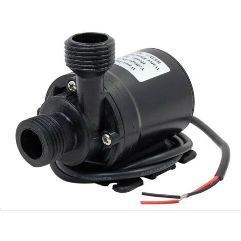 Circulateur et Pompe DC 12V 800L/H 5M Système de Circulation d'Eau Pompe Amphibie Système de Circulation Solaire Haute Performance Faible Bruit 4 Points Brushless DC Pompe Booster Pompe Circulation 77