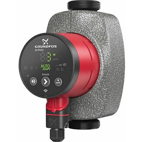 Circulateur Grundfos Alpha 2 25-80N, DN25(1"), PN10, 230V Longueur 180mm