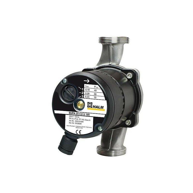 Banyo - Circulateur Halm bupa(n) 25-6.0 n 130 Longueur 130 mm , 230 v