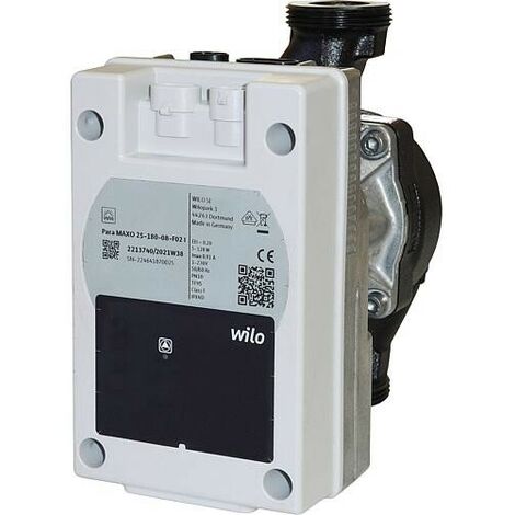 Circulateur Wilo Para Maxo 25/8-180 pour la séparation du système solaire Easyflow Solo HE