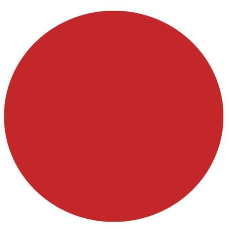 CIRCULO ADHESIVO ROJO 100 mm PARA CRISTAL