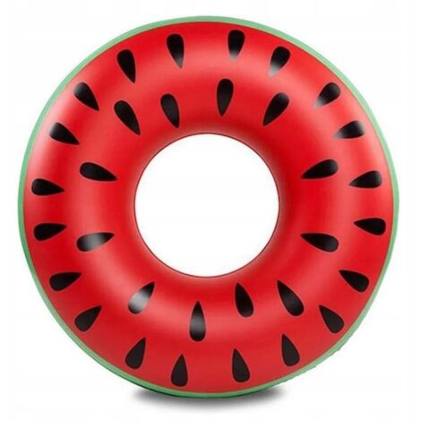 CIRCULO INFLABLE PARA NATACIÓN ACUÁTICA XXXL 120 CM COLCHONETA SANDÍA