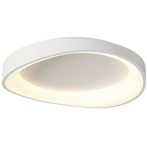 Circulo - Plafón LED moderno 42cm blanco