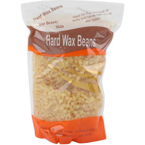 Cire à l'épilation 500g - Haricots de cire pour visage, jambes et aisselles - Teint miel