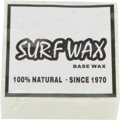 Cire antidérapante haute qualité pour surf, skimboard et skateboard (blanc)