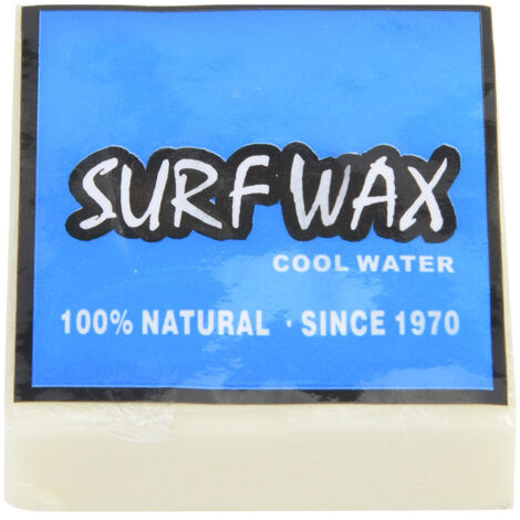 Cire antidérapante haute qualité pour surf, skimboard et skateboard (bleu)