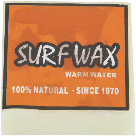 Cire antidérapante haute qualité pour surf, skimboard et skateboard (orange)