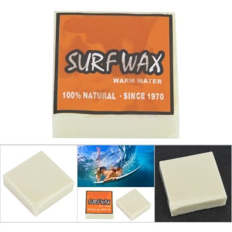 Cire antidérapante haute qualité pour surf, skimboard et skateboard (orange)