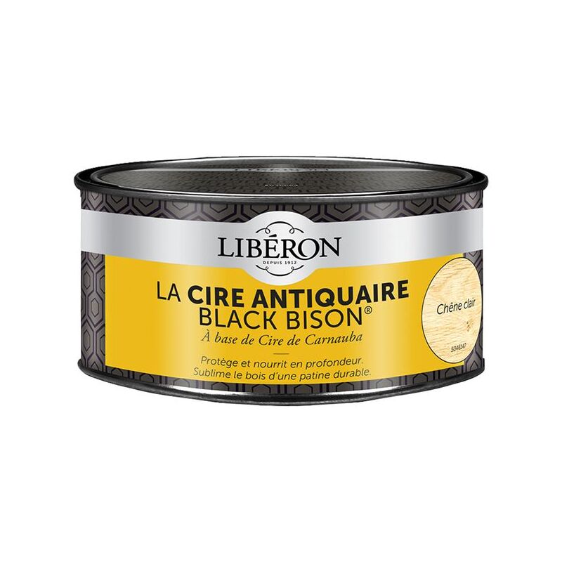 Liberon - Cire Black bison 500cc chêne clair