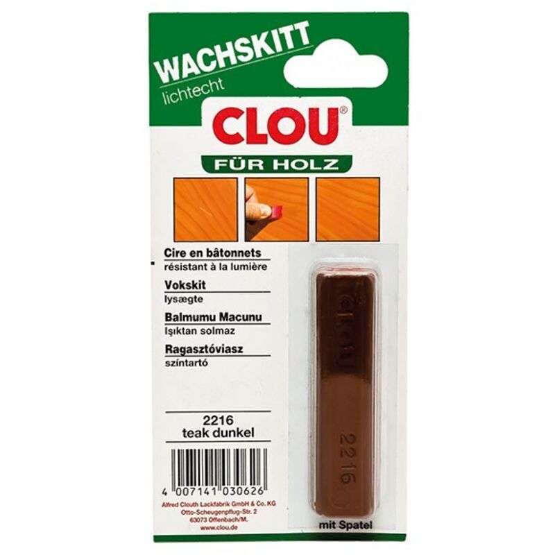 Clou - Cire en batonnets Nr. 2207 teck brillant (Par 4)