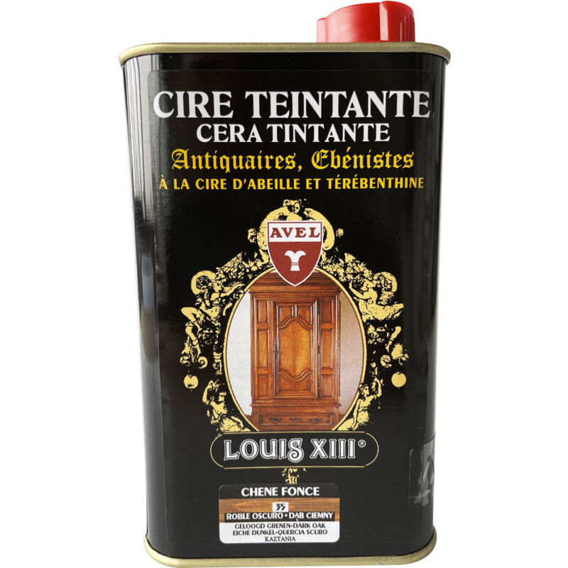 Cire liquide teintante Louis XIII 500ml chêne foncé