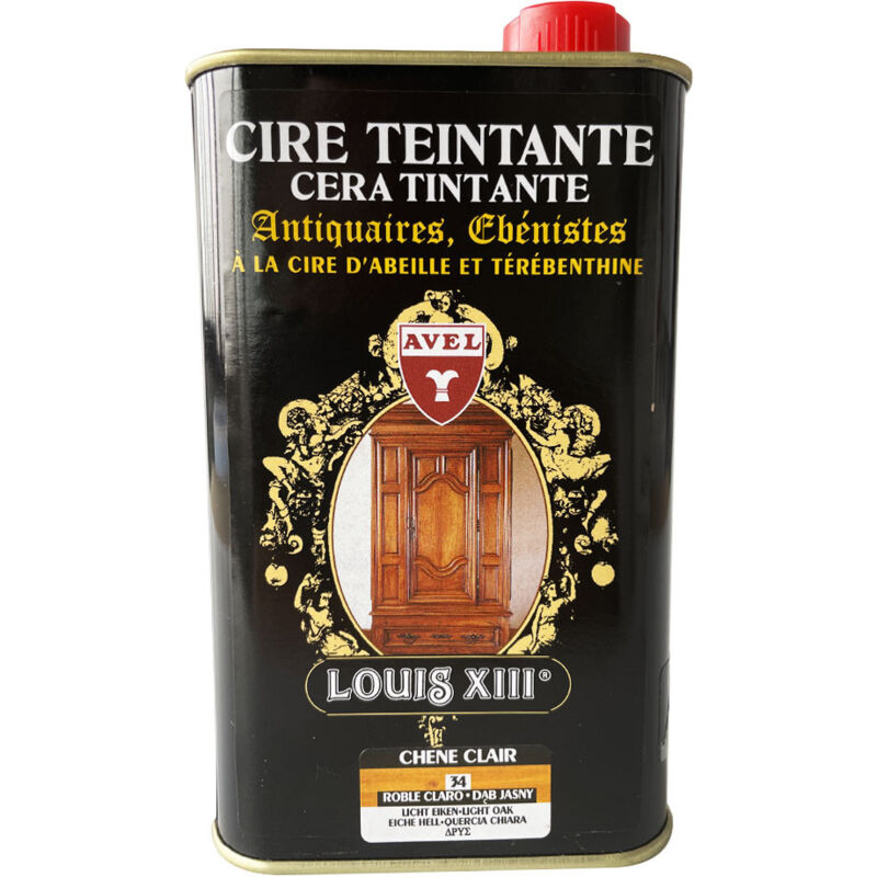 Avel - Cire teintante Antiquaires & ébénistes chêne clair 500 ml Louis xiii