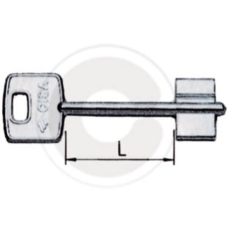 Cisa 00100.001 chiave grezza per serrature di sicurezza porte blindate