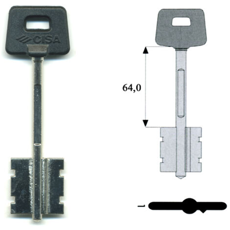 Cisa 00163-00-1 Chiave Doppia Mappa Dx