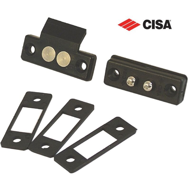 CISA 06510 COPPIA CONTATTI ELETTRICI IN NYLON CON SPESSORI PER ELETTROSERRATURE