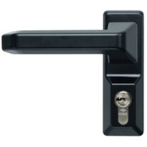 CISA 07A78.38 MANIGLIA C/CILINDRO NERO P/ANTIPAN ALPHA- 1,0 pz