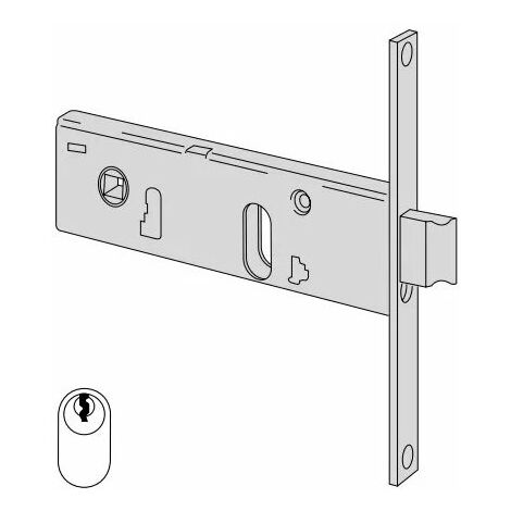 CISA 44151 SERRATURA SERRATURE PER PORTE PORTA DA INFILARE A FASCIA